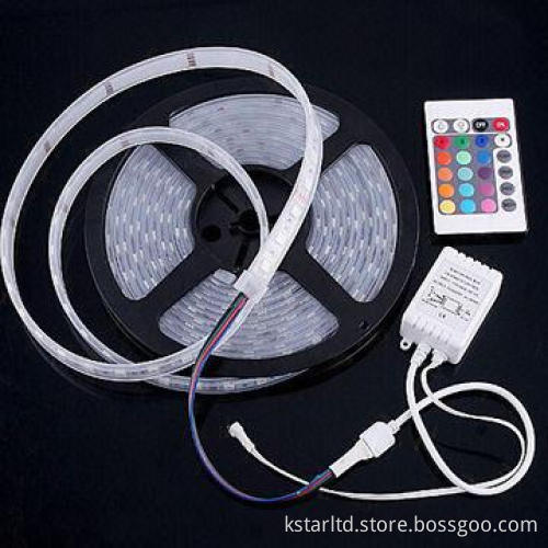 RGB 5050 LED strip light, 60LED/M, waterproof, 12V DC